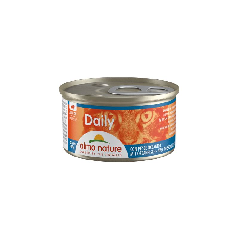 Mousse avec Poissons de l'Océan 85g Daily Grain Free