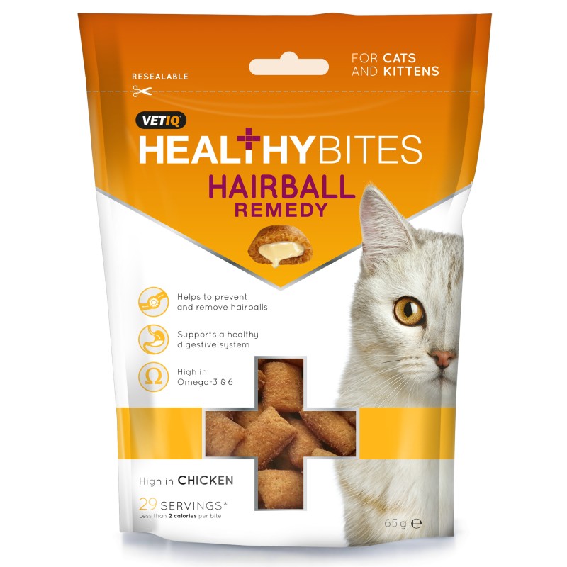 VetIQ Healthy Bites Hairball Remedy For Cats and Kittens