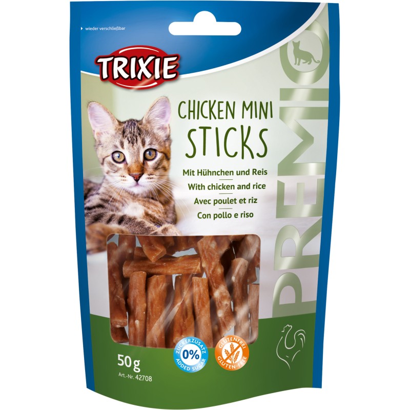 PREMIO Chicken Mini Sticks, 50 g