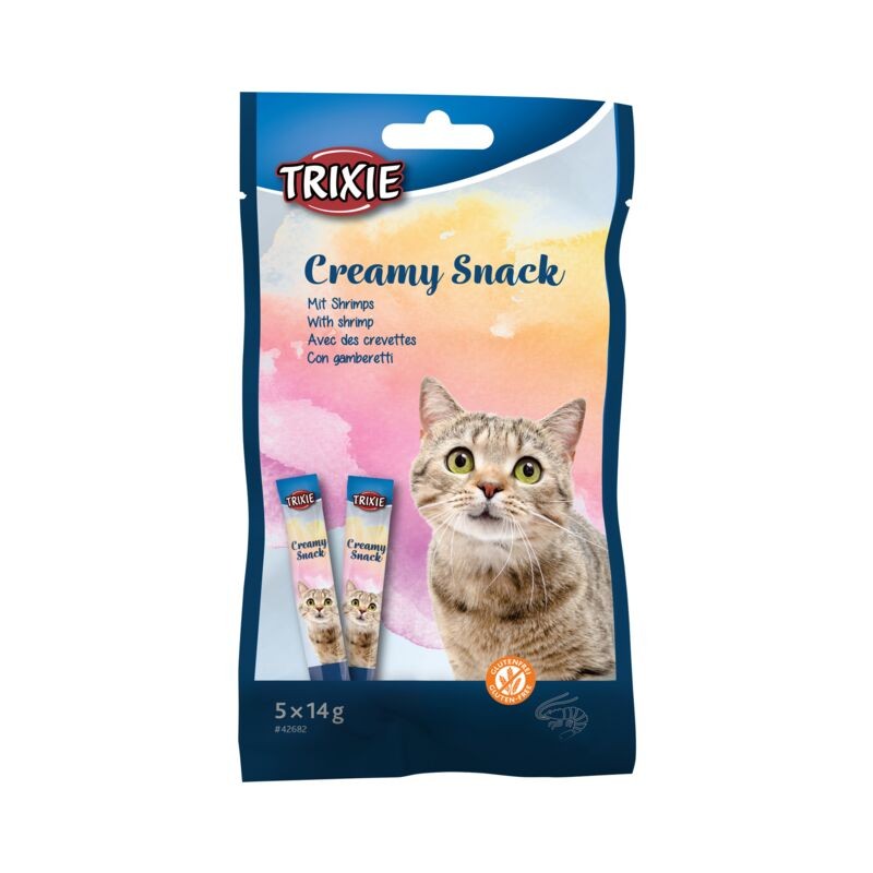 Creamy Snack au thon et aux crevettes 5x14g