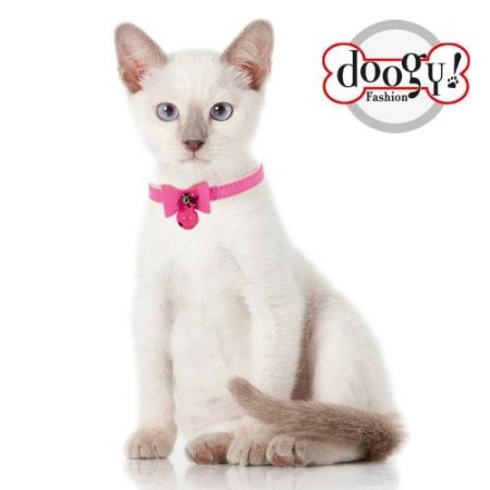 Collier pour chat Doogy "Butterfly" Rose