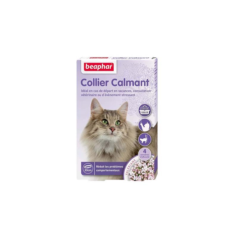 Collier calmant pour chat à base de valériane