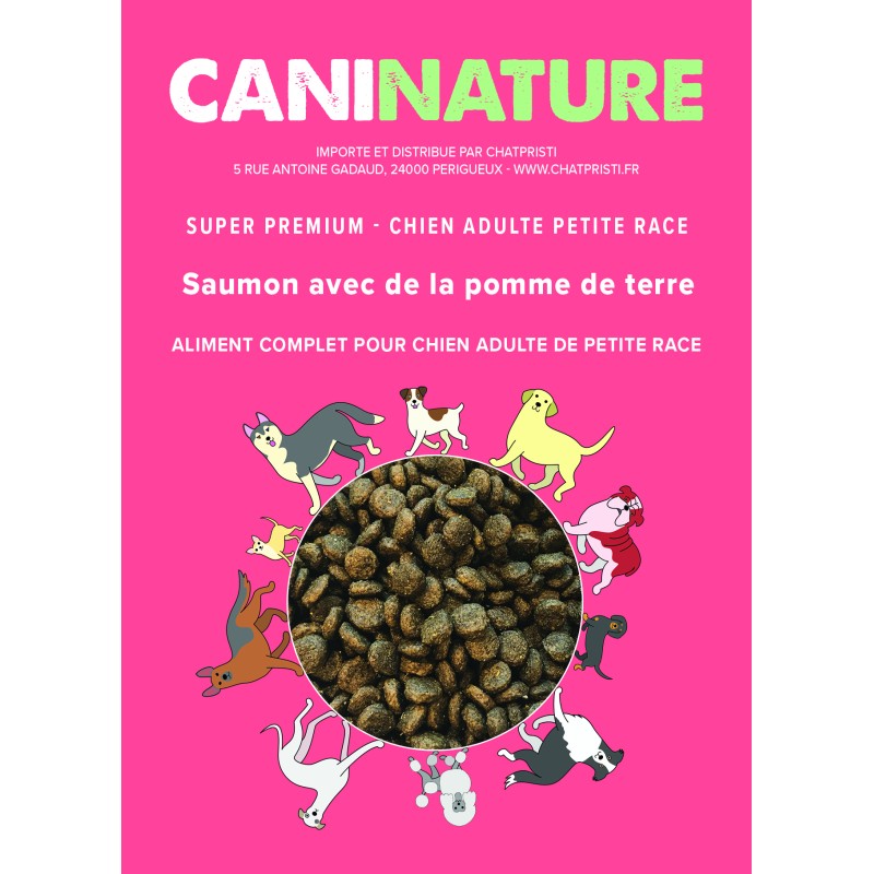 Adulte Petite Race Saumon & PdT CaniNature Super Premium 2kg