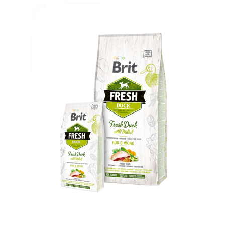 Brit Fresh Duck with Millet Adult Run & Work