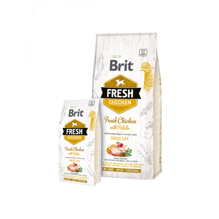 Brit Fresh Chicken with Potato Adult Great Life