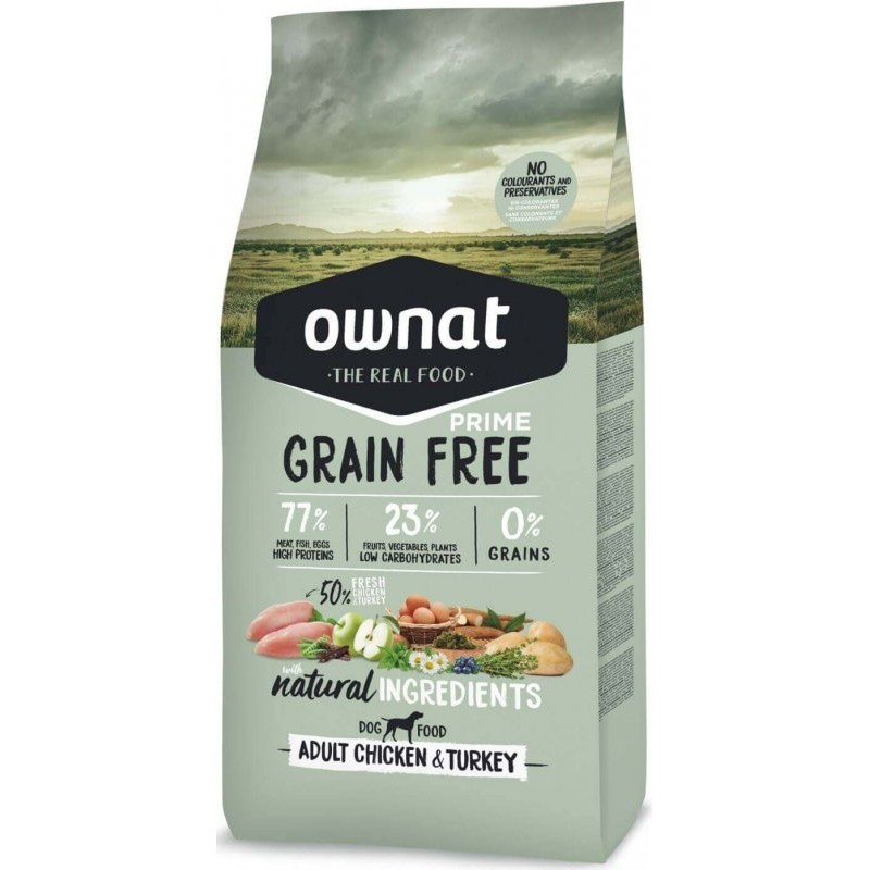 Prime Grain Free Adulte Poulet & Dinde Ownat