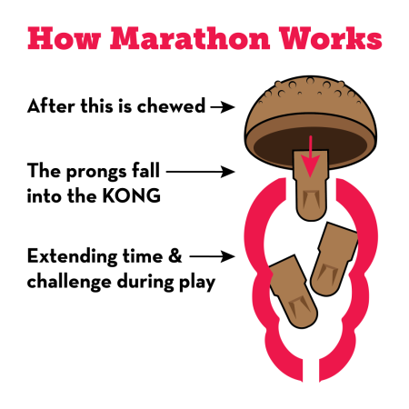 KONG Marathon® 2-pk Peanut Butter