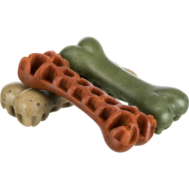 Denta Fun Veggie Honey Comb Bone avec des algues, 8,5 cm, 28 g