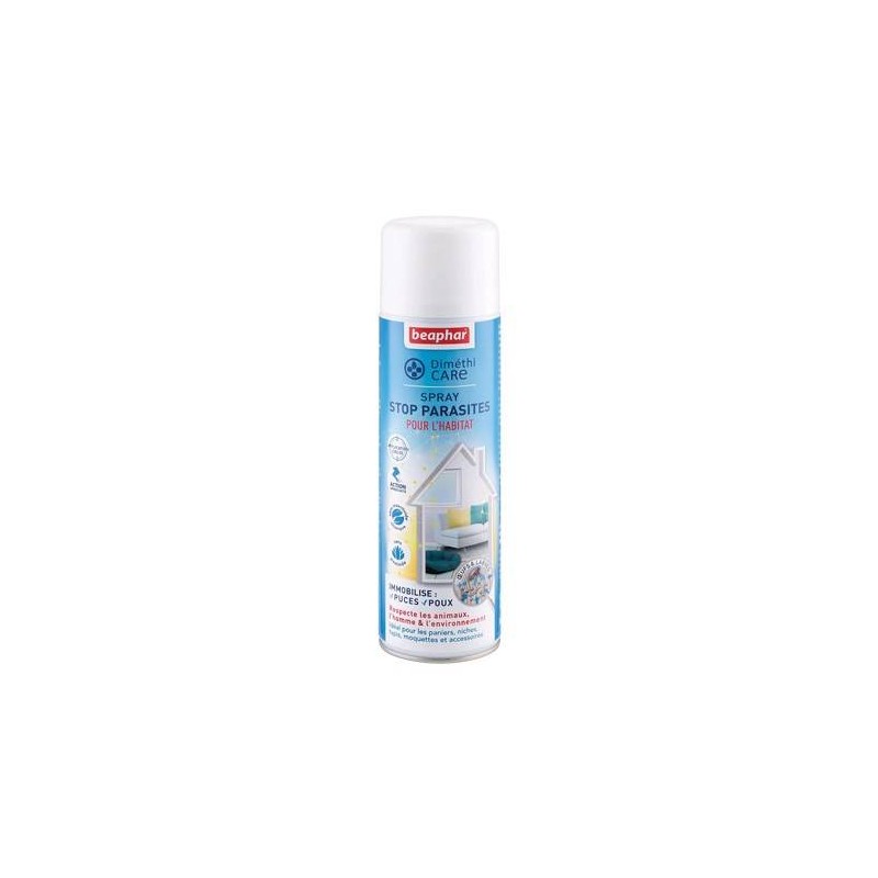 Dimethicare Spray Stop Parasites pour l'habitat 400ml