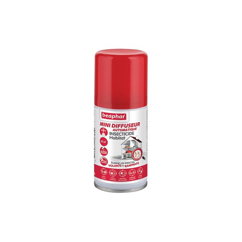 Mini Diffuseur automatique insecticide habitat - 75 ml (25 m²)