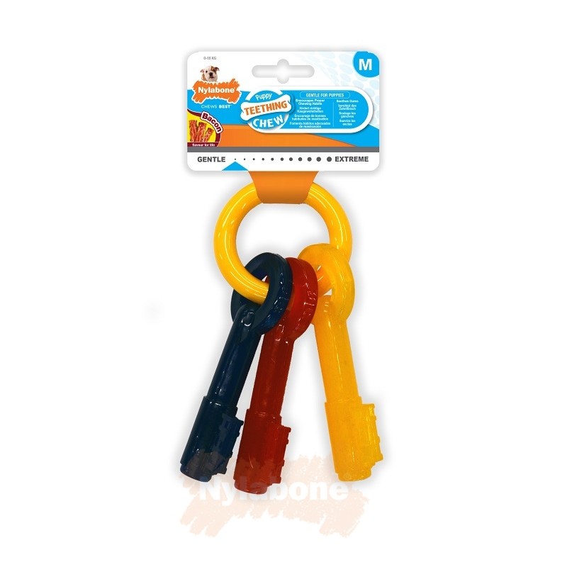 Nylabone Bacon Puppy Keys Chew