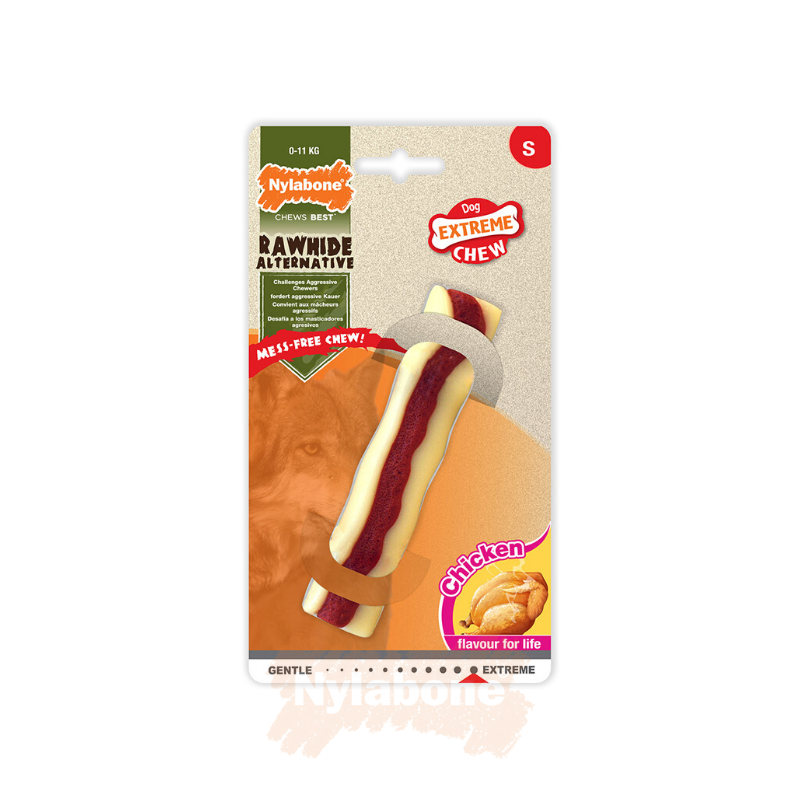 Nylabone Chicken Rawhide Roll