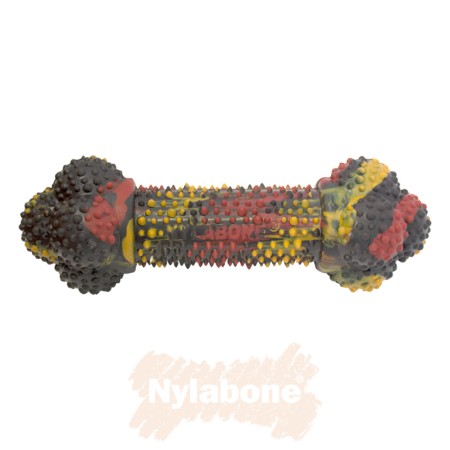 Nylabone Bacon with Cheese Strong Rubber Bone