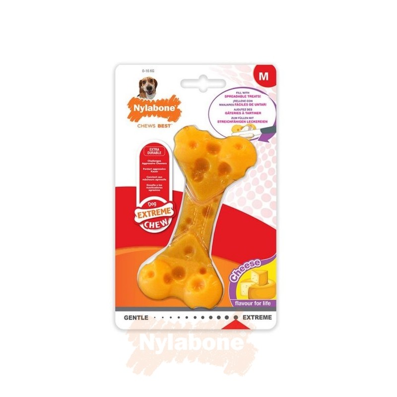 Nylabone Cheese Extreme Texture Cheese Bone