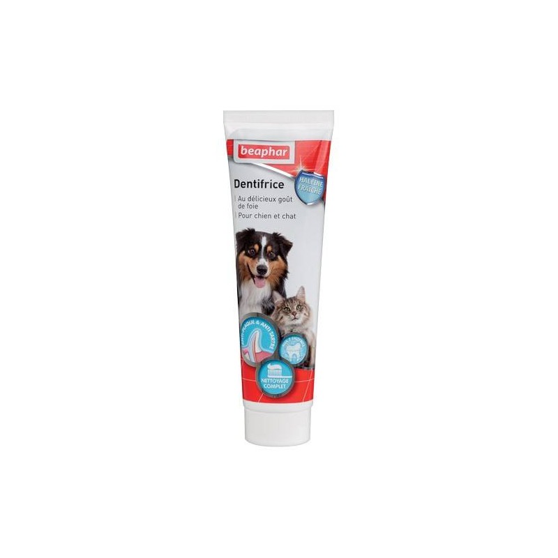 Dentifrice haleine fraîche pour chien et chat