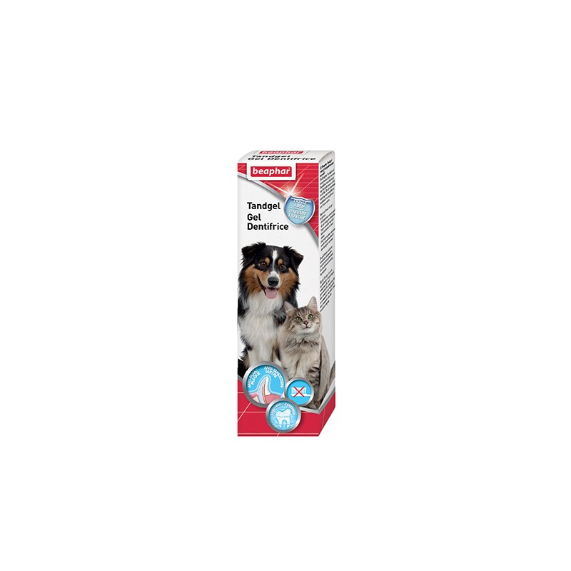 Dentifrice gel haleine fraîche pour chien et chat 100g