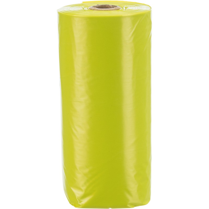 Sacs ramasse crottes parfum citron, 4 rouleaux de 20 sacs