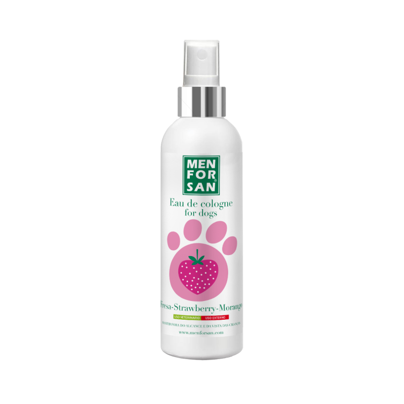 Eau de Cologne pour chiens Fraise 125ml