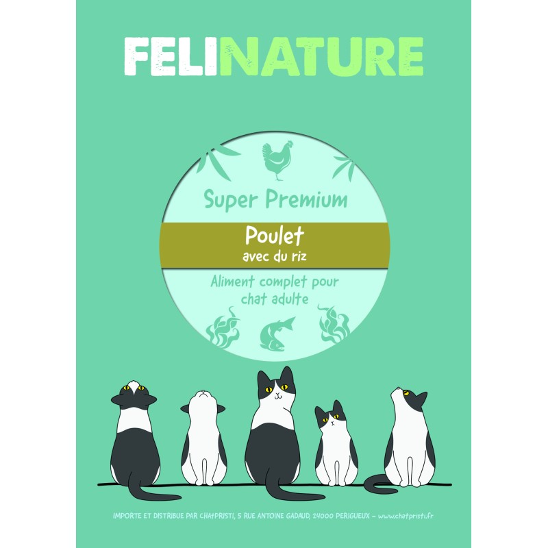 Adulte Poulet & Riz FeliNature Super Premium