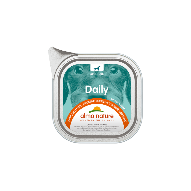 Barq. Veau & Carottes Daily No Gluten 100g