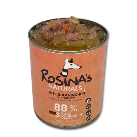 Dinde & lapin aux canneberges - Rosina's Finest - 800 g