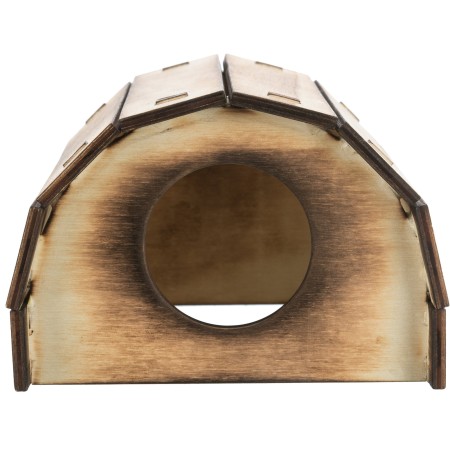 Maison Mikkel, hamster, en bois/flammée, 13 × 9 × 13 cm