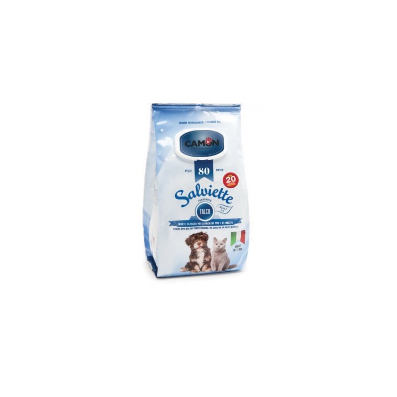 Lingettes nettoyantes Talc x100