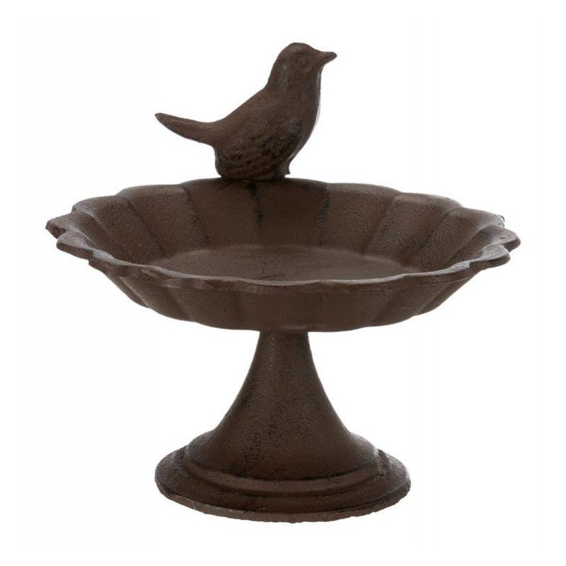 Abreuvoir/Baignoire pour oiseaux à poser en fonte 250 ml/ø 16 cm