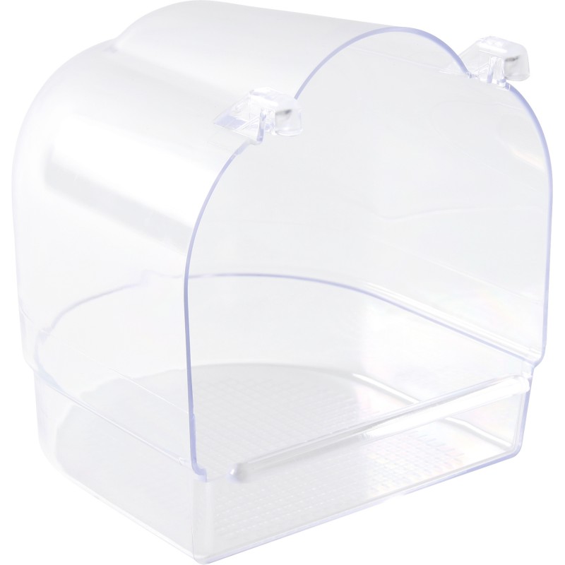 Baignoire semi-circulaire transparente 14 × 15 × 15 cm