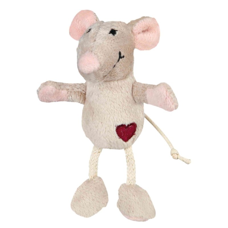 Souris en peluche avec catnip 11cm