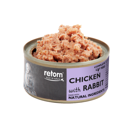 Retorn Poulet avec Lapin 80g