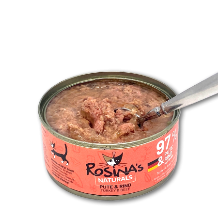 Rosina's Naturals - Dinde & Boeuf pour chat