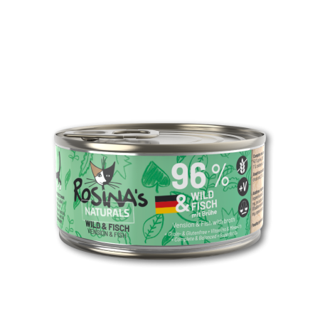 Rosina's Naturals - Gibier & Poisson pour chat