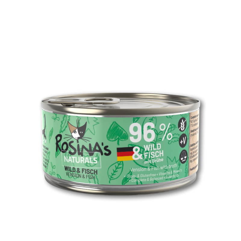 Rosina's Naturals - Gibier & Poisson pour chat