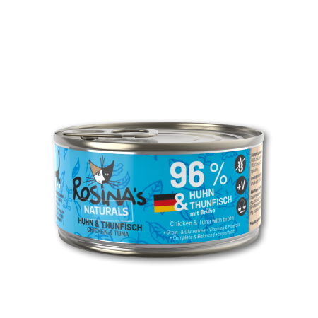 Rosina's Naturals - Poulet & Thon pour chat