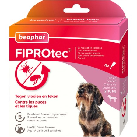 Fiprotec 67 mg solution spot-on pour chiens de petite taille