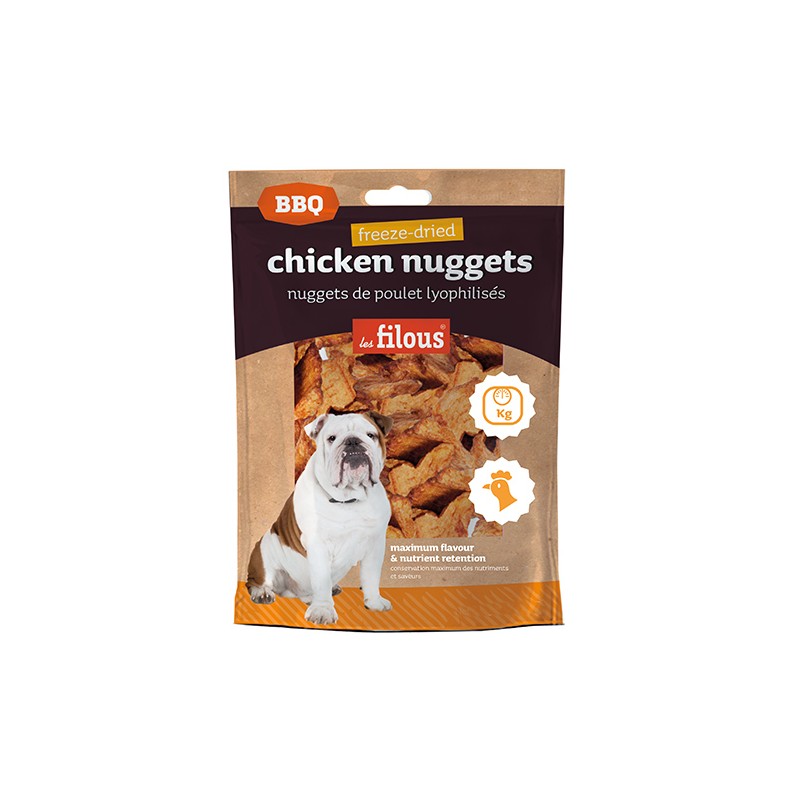 Nuggets de poulet lyophilisés 60gr