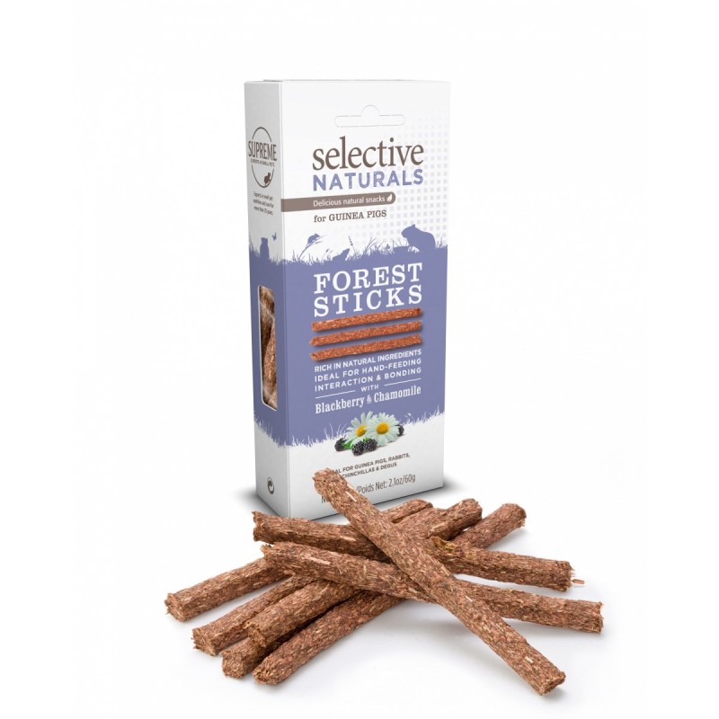 Selective Naturals - Forest Sticks aux mûres et camomille 60g