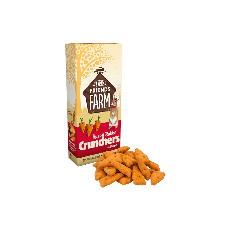 Tiny Friends Farm Russel Rabbit Carrot Crunchers - 120gr