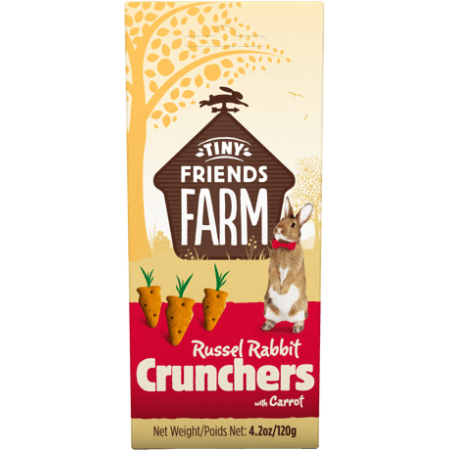 Tiny Friends Farm Russel Rabbit Carrot Crunchers - 120gr