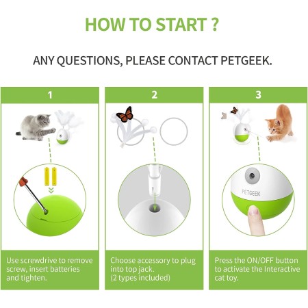 PetGeek Egg Lazer Cat Toy