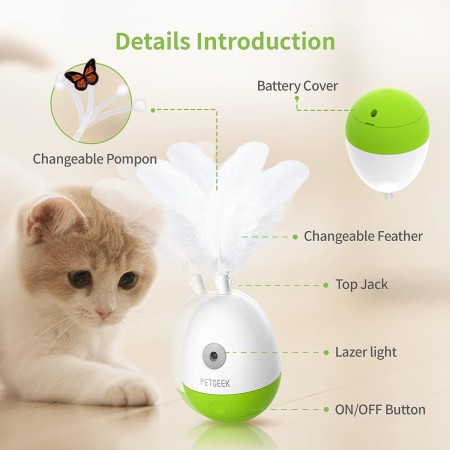 PetGeek Egg Lazer Cat Toy