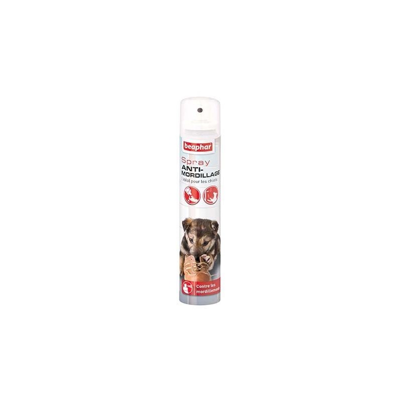 Spray anti-mordillage pour chien