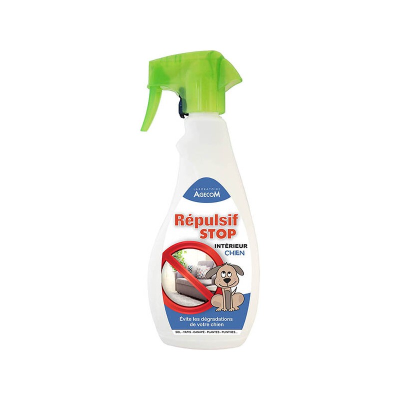 Répulsif Stop - Spray Répulsif Intérieur Chien 500 ml - Gardez Votre Intérieur Protégé