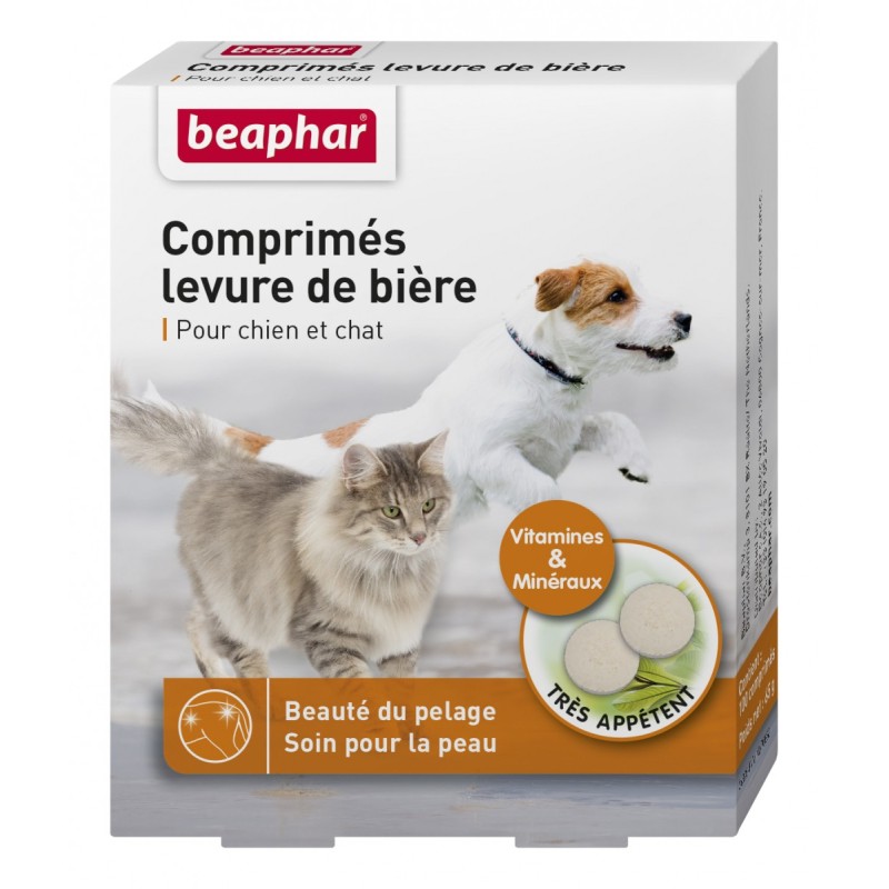 Comprimés levure de bière pour chien et chat