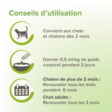 VERMIpure Solution Liquide 50ml pour Chatons et Chats - Hygiène Digestive avec Ingrédients Naturels