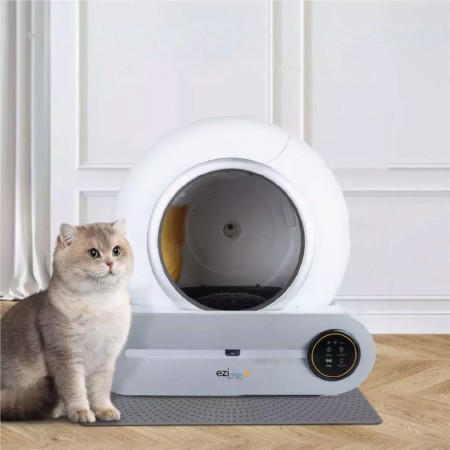 Eziclean® CATBOT K8i - Litière Robot Connectée Autonome pour Chat - Maison de Toilette High-Tech