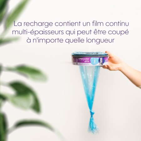 Recharge Octogonale pour Poubelle LitterLocker et Fashion - Bloque Odeurs 3 Mois