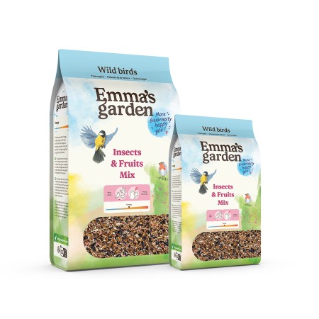 Emma's Garden Insect & Fruit Mix - Alimentation Énergétique pour Oiseaux de Jardin