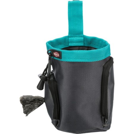 Sac à Friandises 2en1 Polyvalent pour Chiens, ø 10 × 13 cm - Avec Distributeur de Sachets